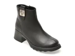 Ghete FLAVIA PASSINI negre, 5209, din piele naturala imagine