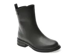 Ghete FLAVIA PASSINI negre, 55969, din piele naturala imagine