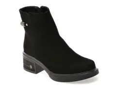 Ghete FLAVIA PASSINI negre, 67506, din piele intoarsa imagine