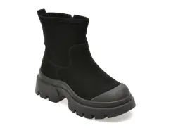 Ghete FLAVIA PASSINI negre, 7310, din piele intoarsa imagine