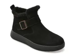 Ghete FLAVIA PASSINI negre, 82318, din piele intoarsa imagine