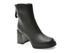 Ghete FLAVIA PASSINI negre, 82572, din piele naturala imagine