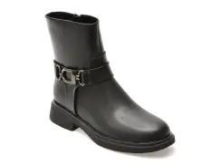 Ghete FLAVIA PASSINI negre, 8281, din piele naturala imagine