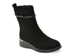 Ghete FLAVIA PASSINI negre, A72C65, din piele intoarsa imagine