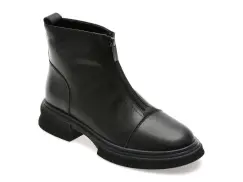 Ghete FLAVIA PASSINI negre, DX01336, din piele naturala imagine