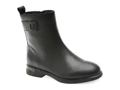 Ghete FLAVIA PASSINI negre, M01245, din piele naturala imagine