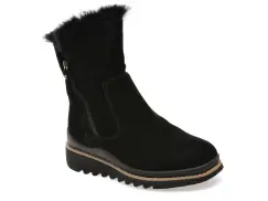 Ghete FLAVIA PASSINI negre, MX817, din piele intoarsa imagine