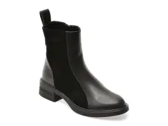 Ghete FLAVIA PASSINI negre, TC310, din piele naturala imagine