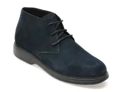 Ghete GEOX bleumarin, U16DCB, din piele intoarsa imagine
