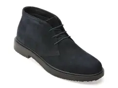 Ghete GEOX bleumarin, U46H9A, din piele intoarsa imagine