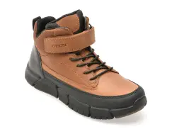 Ghete GEOX maro, J369BA, din piele ecologica imagine