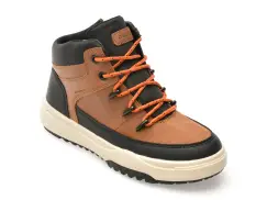 Ghete GEOX maro, J56FMA, din piele ecologica imagine