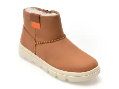 Ghete GEOX maro, J56NCA, din piele ecologica imagine