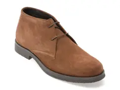 Ghete GEOX maro, U0458A, din piele intoarsa imagine