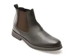 Ghete GEOX maro, U2658A, din piele naturala imagine