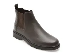 Ghete GEOX maro, U36D1C, din piele naturala imagine