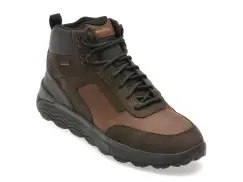 Ghete GEOX maro, U46FDB, din piele naturala imagine