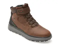 Ghete GEOX maro, U56FZC, din piele naturala imagine