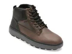 Ghete GEOX maro, U56LUB, din piele naturala imagine