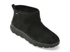 Ghete GEOX negre, D5626B, din piele intoarsa imagine