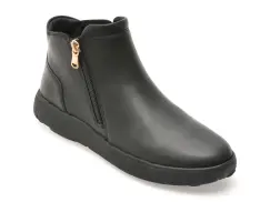 Ghete GEOX negre, D563TA, din piele naturala imagine