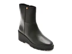 Ghete GEOX negre, D563VA, din piele naturala imagine