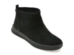 Ghete GEOX negre, D569AA, din piele intoarsa imagine