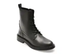 Ghete GEOX negre, D56WYG, din piele naturala imagine