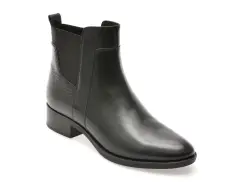 Ghete GEOX negre, D94G1G, din piele naturala imagine