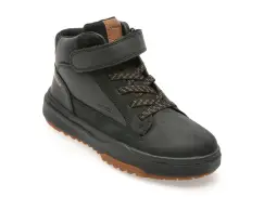 Ghete GEOX negre, J16FMA, din piele naturala imagine