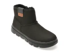 Ghete GEOX negre, J56NCA, din piele ecologica imagine