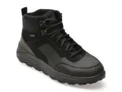 Ghete GEOX negre, U46FDB, din piele naturala imagine