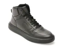 Ghete GEOX negre, U565WD, din piele naturala imagine