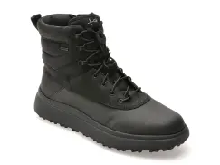 Ghete GEOX negre, U56FZD, din piele ecologica imagine