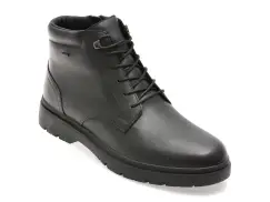 Ghete GEOX negre, U56HNA, din piele naturala imagine