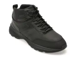 Ghete GEOX negre, U56M2C, din piele ecologica imagine