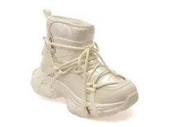 Ghete GRYXX albe, 25810, din material textil imagine