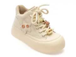 Ghete GRYXX albe, 685718, din piele naturala imagine