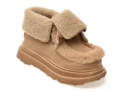 Ghete GRYXX bej, 3088, din piele intoarsa imagine