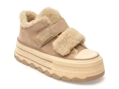 Ghete GRYXX bej, 624D150, din piele intoarsa imagine