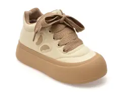 Ghete GRYXX bej, 8706, din piele ecologica imagine