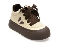 Ghete GRYXX bej, 8706, din piele ecologica imagine