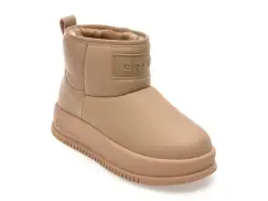 Ghete GRYXX bej, 936, din piele ecologica imagine