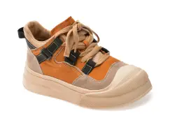 Ghete GRYXX galbene, 59683, din piele naturala imagine