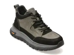 Ghete GRYXX gri, 103, din piele naturala imagine