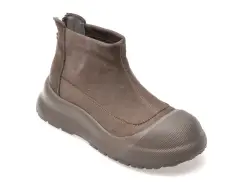 Ghete GRYXX gri, 15112, din piele naturala imagine