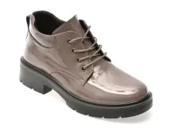 Ghete GRYXX gri, 240435, din piele naturala lacuita imagine