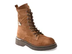 Ghete GRYXX maro, 163151, din piele intoarsa imagine