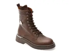 Ghete GRYXX maro, 163151, din piele naturala imagine