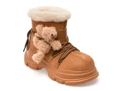 Ghete GRYXX maro, 2129, din piele intoarsa imagine